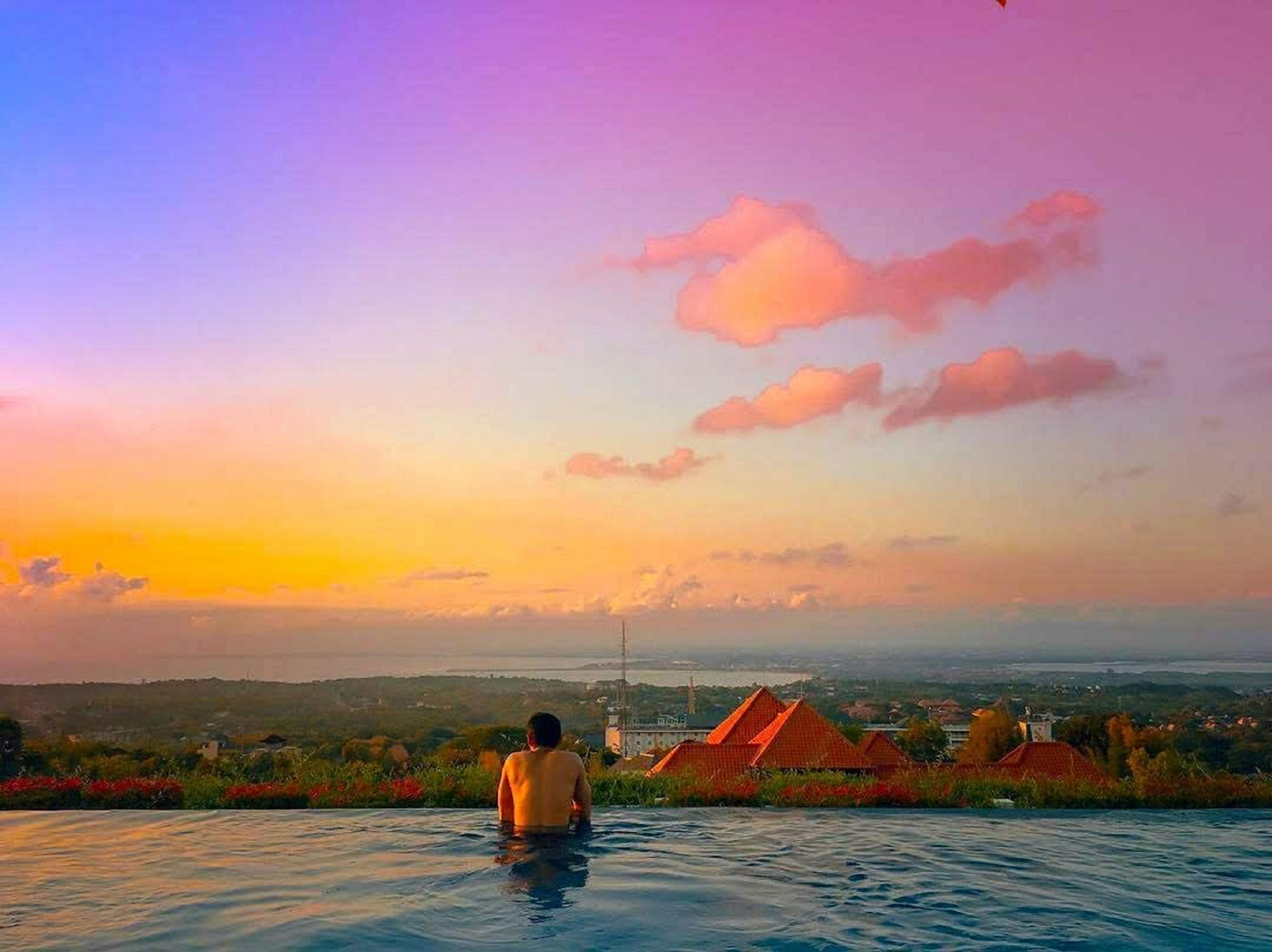 Maxonehotels At Bukit Jimbaran Exteriör bild